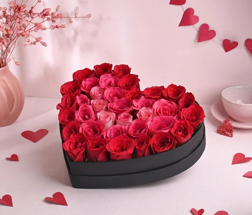 Anniversary Red Heart (Gift Set)
