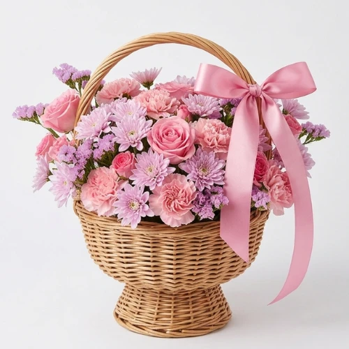 Pink Delight Basket